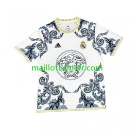 Maillot de Foot Real Madrid Versace Edition Domicile 2024-25 Blanc